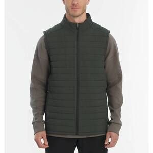 NEW UNRL men's vancouver quilted vest in pine
